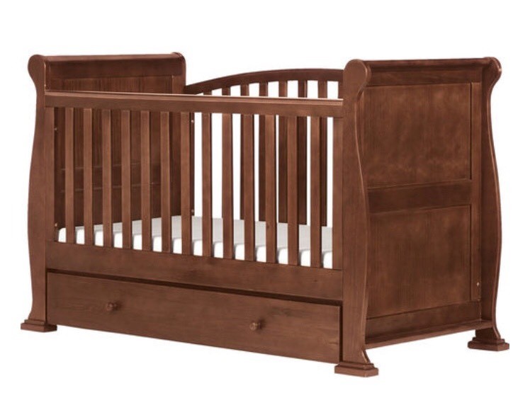 babies r us sleigh cot bed dimensions